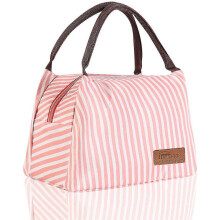 Lunch Bag Cute Lunch Box Cooler Bag Waterproof Fabric Foldable Picnic Handbag for Women, Adults, Students And Kids