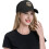 Klassisk baseballkasket – justerbar sort unisex-hat 2
