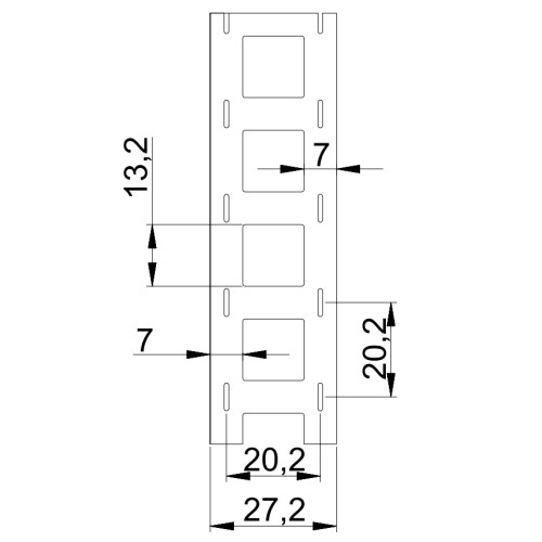 Batteri nikkelstripe -2P - 5 meter rull  M 2