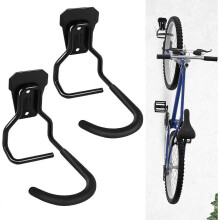 2 Pack Bicycle Holders Vertical Bicycle HooksBike Hanger Rack,Heavy Duty Home Storage Rack Wall Mounted Hanger Wall Mount Bicycle Rack Holder