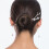 2 fermagli per capelli in lega – Design a fiore di pruno 5