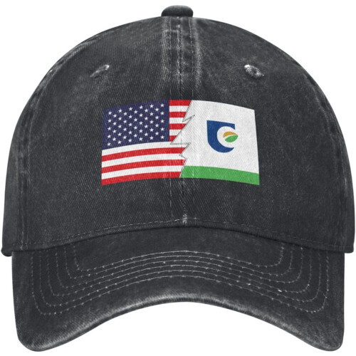 Καπέλο μπέιζμπολ Union County NC & USA – Ρυθμιζόμενο βαμβακερό 1