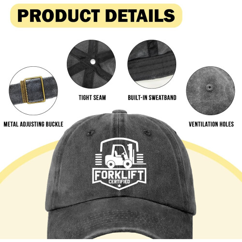 Αστείο μαύρο καπέλο μπέιζμπολ Trucker Washed – Ρυθμιζόμενο 2