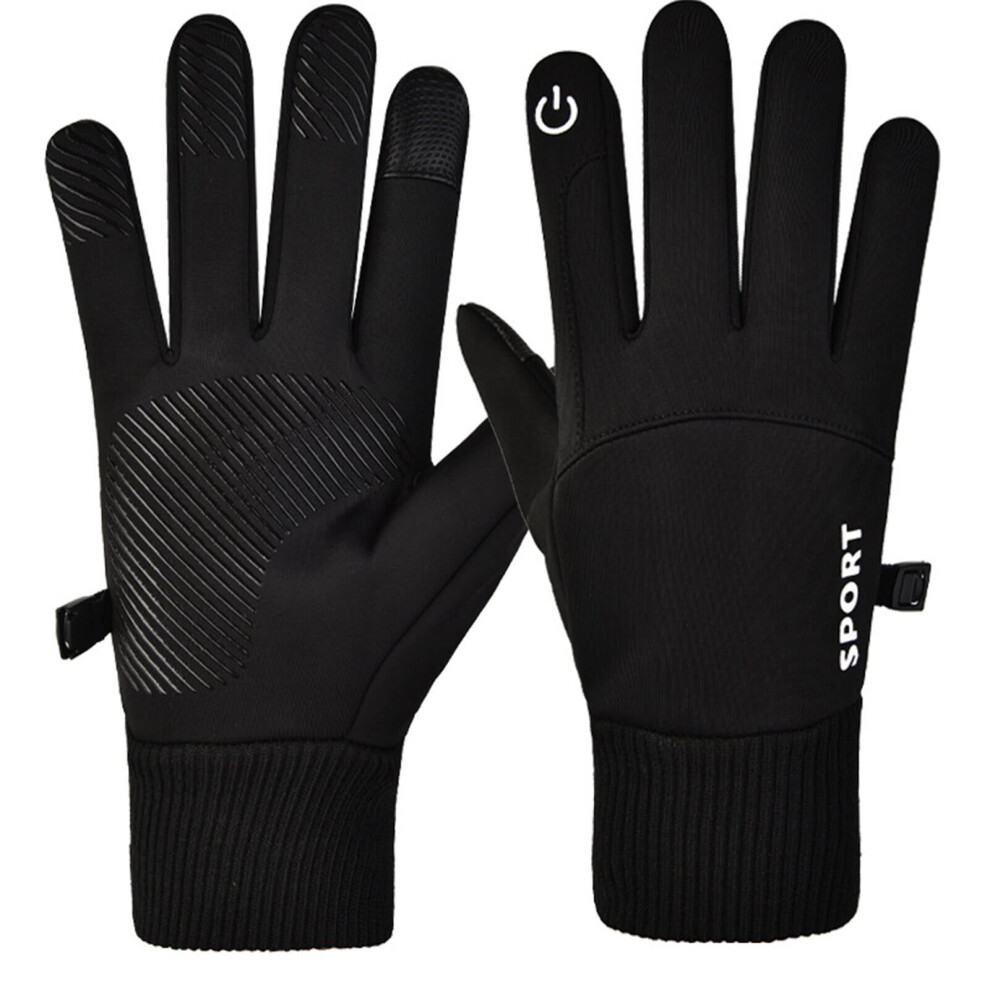 Winter Gloves Fleece-Lined Touchscreen-Compatible Xl 971050290355