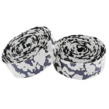 (Black White) Road Bike Handlebar Tape Bicycle Bar Wraps Tw..