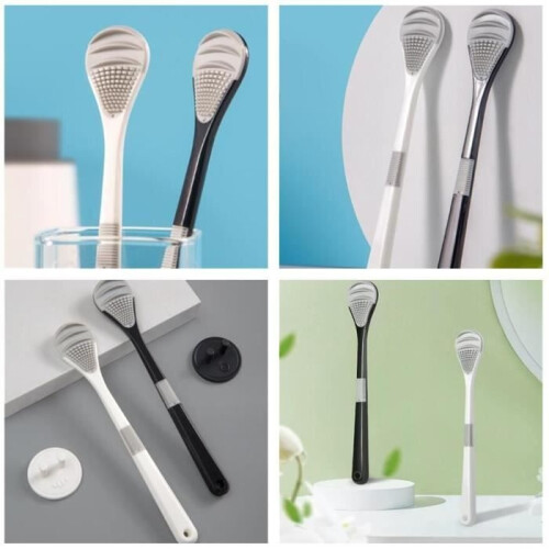 Tongue scraper - Not specified - Double-sided - Hypoallergenic - 2 pieces - Effective cleaning 2