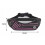 Fanny Pack - Waterproof - Black and Rose Red - Canvas - 22x10cm - Adjustable Belt 2