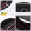Fanny Pack - Waterproof - Black and Rose Red - Canvas - 22x10cm - Adjustable Belt 3