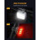 LED Bike Light - USB Rechargeable, IP65 Waterproof - Front and Rear Headlight, 4-6 Lighting Modes - White 3
