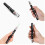 Green laser pointer, 5mW, single-point pen-shaped beam, suitable for outdoor demonstrations. 2