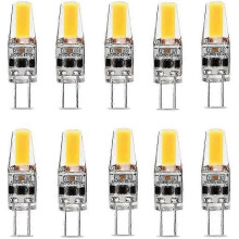 3w G4 Led Bulbs, Natural White 4500k, 300lm, 3w Equivalent To 30w Halogen Bulbs, G4 Led Dimmable, Ac/dc 12v 360 Degree, 10 Pieces