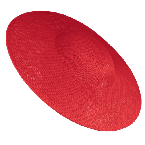 Supergrote 40 cm tovenaarhoedbasis Dameshoofddeksel-Rood