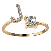 Finr Rings Simpli Letters Rings Fash Jewelry Rings-J-Gold