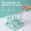 Bottle drainer, plastic, green 3