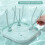 Bottle drainer, plastic, green 4
