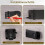 Lockable security hasp for furniture, 4 inches, with 3-digit lock 3