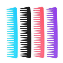 Household anti-static large wide-tooth curly hair straight hair knot-free hair comb men's oily hair airplane hair comb 4 pack