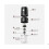 Portable electric coffee grinder, small automatic ceramic conical spice grinder, slow coffee bean grinder with adjustable 3