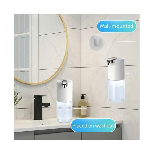 Automatic foaming soap dispenser, 380 ml, touchless, for bathroom, hot water 2
