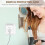 Wall Switch Cover, 2 Pieces Type 86 Waterproof Electrical Socket Cover, Self-Adhesive, White 4