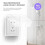 Wall Switch Cover, 2 Pieces Type 86 Waterproof Electrical Socket Cover, Self-Adhesive, White 5