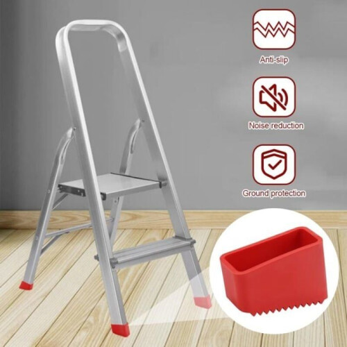 4 Rubber Ladder Feet 50x20mm, Replacement Feet for Folding Step Ladder 2