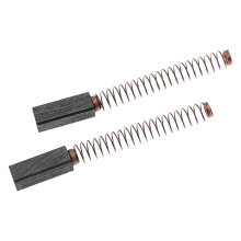 2x Kohlebrste kompatibel mit KitchenAid 3KSM150PSTBW0, 3K5SS, 3KSM150PSTCL0, 3KSM150PSTCB0, 3K45, 3K5, 3K45SS Kchenmaschine, Standmixer + Feder