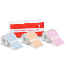 Etichette termiche 3 in 1 Phomemo 40x30mm compatibili con la stampante M110 (blu/rosa/kaki)