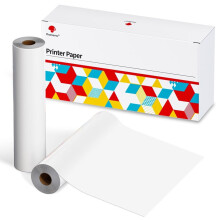 Phomemo 2 Rolls of A4 Thermal Paper — Requires Use with Printer Holder; Compatible with M08F/M832/M833/M834/M835/P831/Q302 Printers