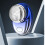 Professional razor with improved washable blade head, premium quality razor for a smooth and comfortable shave, blue 3