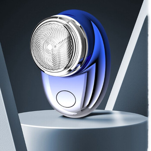 Professional razor with improved washable blade head, premium quality razor for a smooth and comfortable shave, blue 2