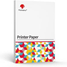 Compatibile con la carta per stampa termica Phomemo M08F da 200 fogli. Compatibile con Brother Pocket Jet / MT800, formato: A4.