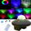 LED Water Wave Laser Starry Sky Projector Light USB Remote Control Bluetooth Voice Control Laser Light Rotating Magic Ball Light(Bluetooth S 1