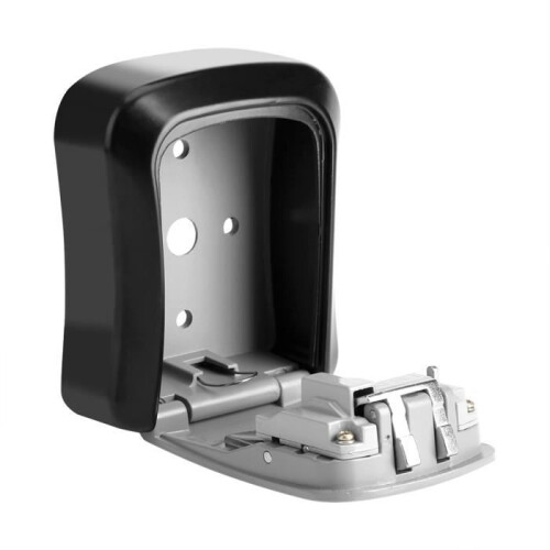 4-Digit Combination Lock Insurance Box, Wall-Mounted Organizer Security Box for Key Storage -- SEC 2