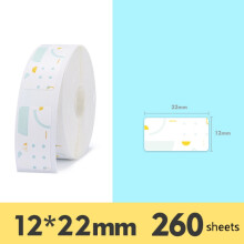 Thermal Label Paper Commodity Price Label Household Label Sticker Compatible with NIIMBOT D11(Pop Pattern)