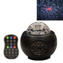 M2 8W Weihnachts-Sternenhimmel-Laserprojektions-Ambientelicht, rotierendes Sternenhimmel-Licht mit dynamischem Wasserwelleneffekt, Spezifikationen: Ba