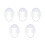 5 PCS D2 LED Flashing Finger Light Stage Small Magic Ball Flash(White) 1