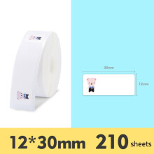 Carta per etichette termiche / Cartellini prezzo / Adesivi per la casa — Compatibile con Jingchen D11 (Baby Bear)