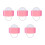 Πωλούνται 5 φώτα δακτύλου LED D2 LED, φακοί Stage Mini Magic Ball (κίτρινοι) 1