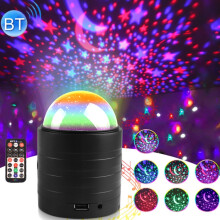 USB Bluetooth sterrenhemel podiumlamp met afstandsbediening (zwart)