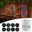 C209 Φορτιστής USB Mini Laser Atmosphere Light, Προδιαγραφές: Στυλ 8 σε 1 (Λευκό) 1