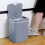 Smart touchless bin with automatic sensor for bedroom, kitchen, living room, 14L, Grey Blesiya 4