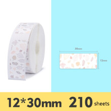 Thermisch labelpapier, productprijskaartjes en huislabelstickers — Compatibel met Jinchen D11 (Maple Leaf)