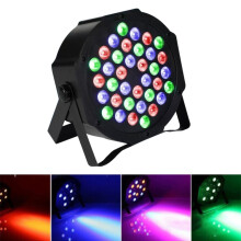 36W 36 LED PAR-Scheinwerfer für Bühnenbeleuchtung, mit LED-Anzeige, Automatik-/Slave-/DMX512-/Sprachsteuerungsmodi
