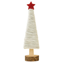 Weihnachtsmann-Rentier-Ornament aus weichem Filzstoff mit-B