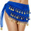 Flowing Stage Dance Scarf With Responsive Metallic-royal blue 1