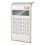 Calculator, Slim Elegant Design, Office/Home Electronics, Dual Powered Desktop Calculator, Solar Po 1