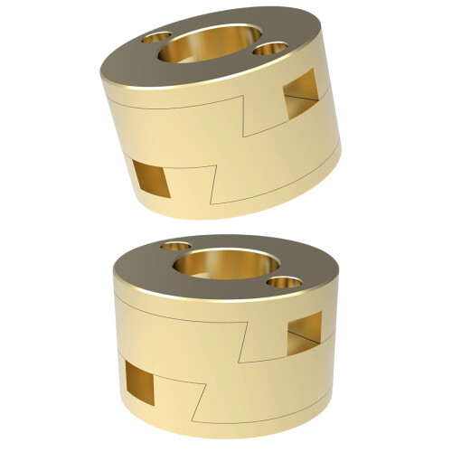 Für Oldham Coupling Coupler 3D Print Alignment T8 Z Shaft-2