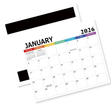 2026–2027 Wandmontage-Kalenderplaner,-Europäischer Stil.