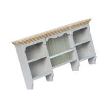 Miniatur-Küche, Wandmontage, Schrank, Puppenhaus,-Grau